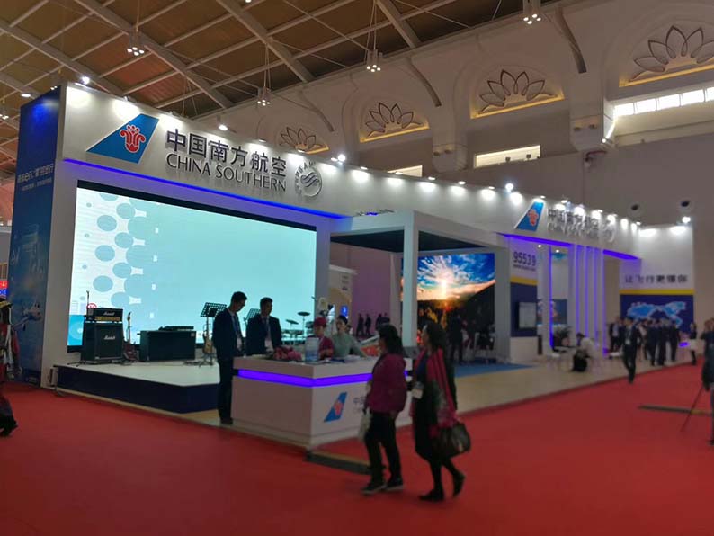 中国南方航空展台搭建